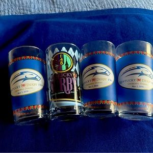 NWOT Churchill Downs Kentucky Derby Commemorative Glassses